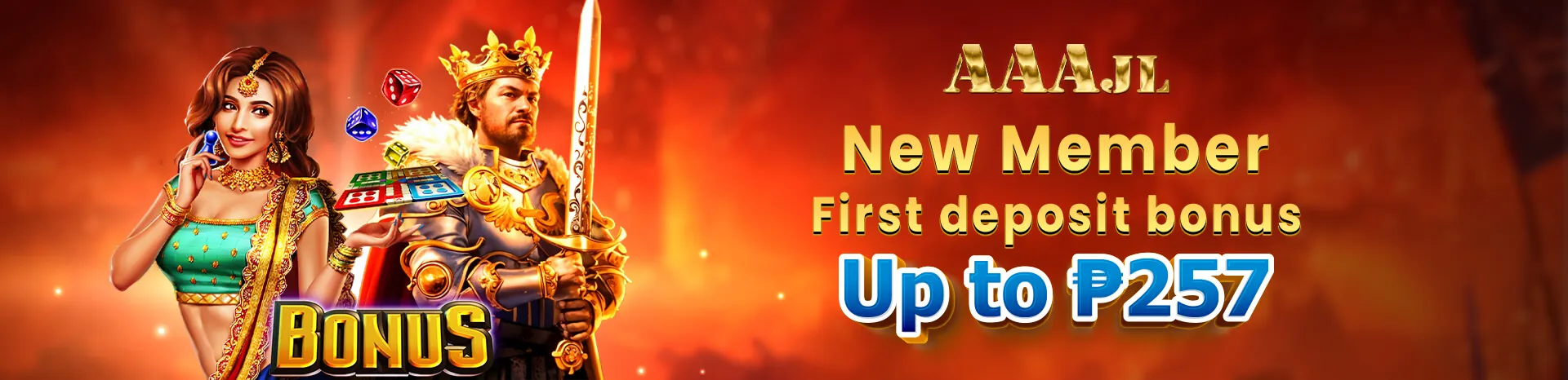 phjoin 2026 registration banner showing a golden casino chip exploding with light